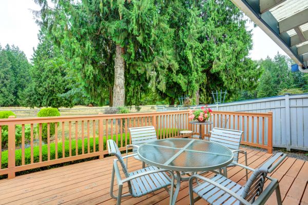 Backyard Deck Construction
