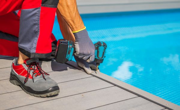 Poolside Deck Building