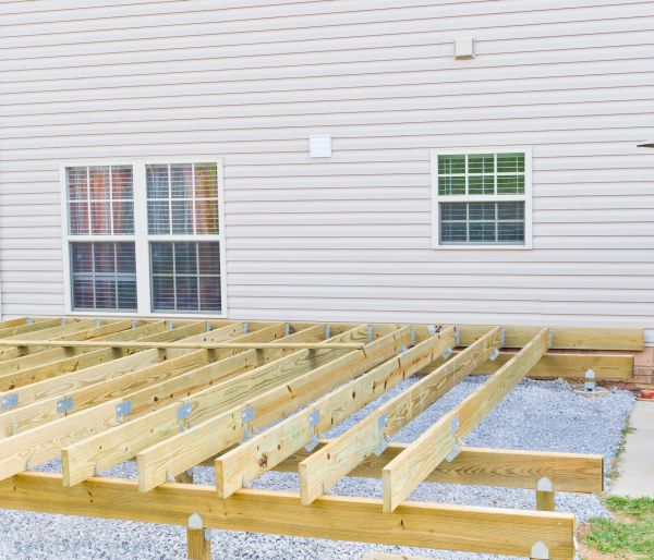 Ground Deck Construction