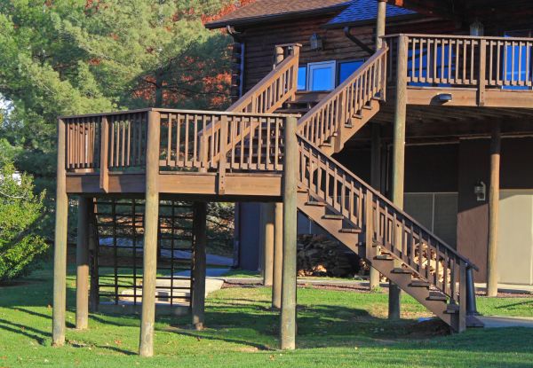 Multilevel Deck Construction