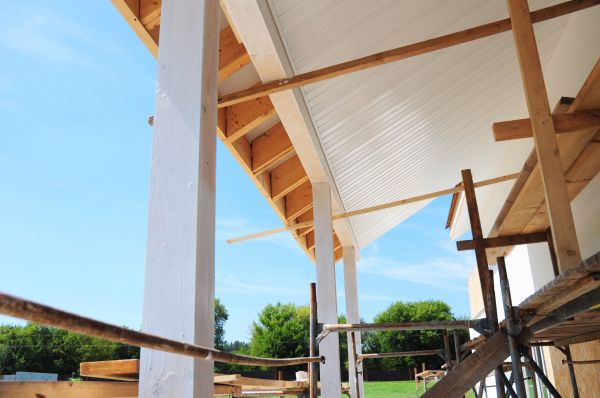 Exterior Column Installation