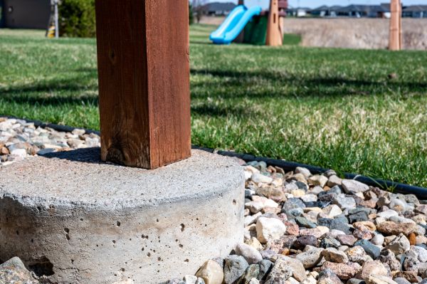 Deck Support Post Replacement